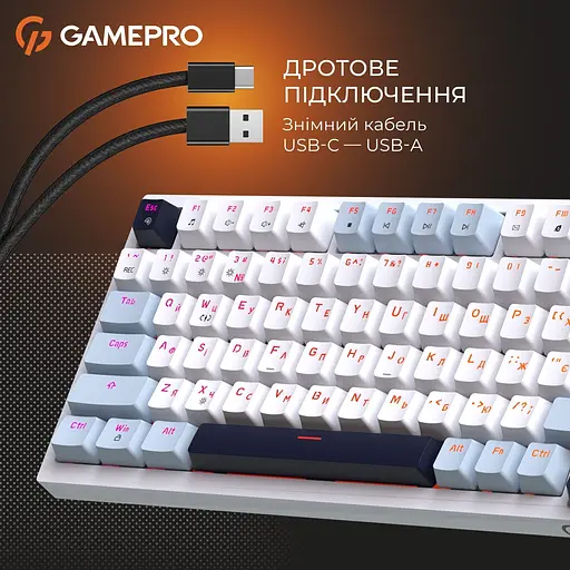 Клавіатура GamePro Genesis Warden MK160BL (140415) - фото 8