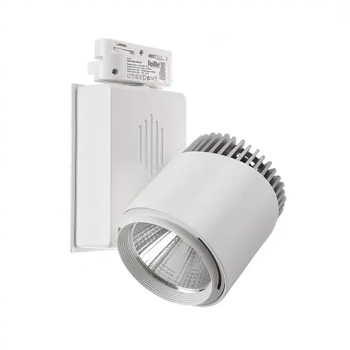 Светильник трековый поворотный LED 414/40W WW WH COB Brille 32-273