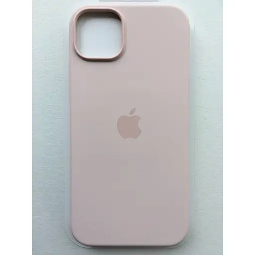 Оригинальный силиконовый чехол Apple Silicone Case MagSafe для iPhone 14 Plus Light Pink (MPT73ZE/A) - фото 6