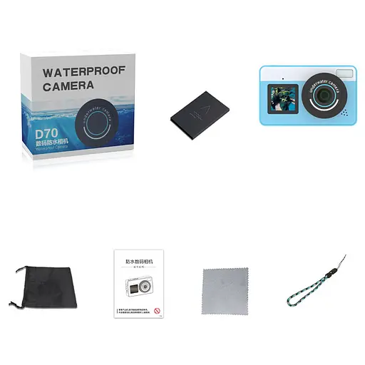 Детская водонепроницаемая цифровая камера D70 - фото 5