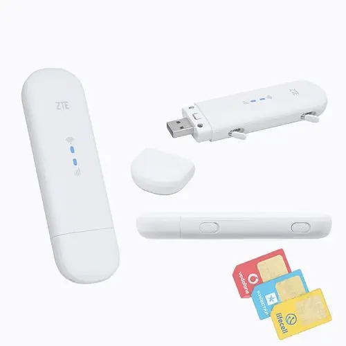 Модем-роутер 3G 4G ZTE MF79U с Wi-Fi модулем белый - фото 10
