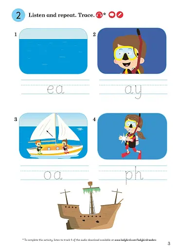 Ladybird Readers Starter B The Old Boat Activity Book - фото 3