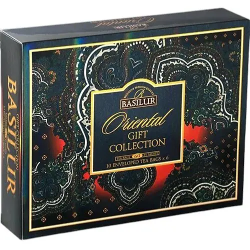 Чай чорний Basilur Східна колекція Подарункова коробка 60 саше - фото 1