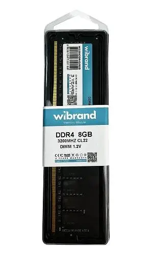 Пам'ять 8Gb DDR4, 3200 MHz, Wibrand, CL22, 1.2V (WI3200DDR4D/8GB) - фото 3