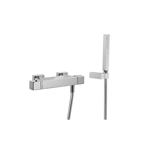 Змішувач для душу TRES CUADRO 1071649 одноважільний термостатичний з душовим набором для ванної кімнати - фото 2