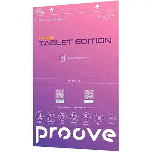 Гідрогелева захисна плівка Proove Hydrogel Screen Protection Tablet Matte [109281]