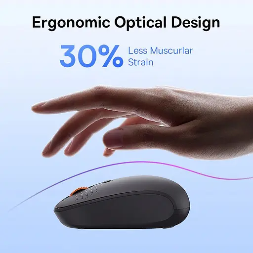 Мышь беспроводная Baseus F01B Tri-Mode (B01055503833-0) - фото 4