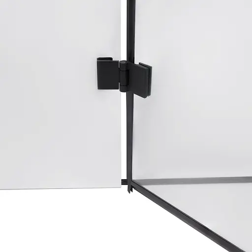 Душова кабіна Qtap Capricorn BLA10128RC6 120x80 см, скло Clear 6 мм, покриття CalcLess без піддона, Чорний, Універсальна, прозорий - фото 6