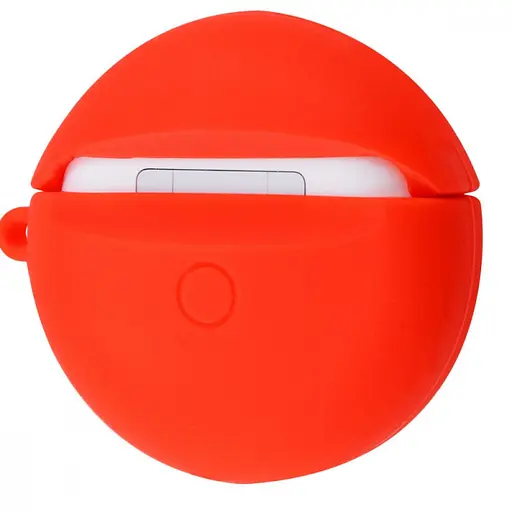 Силіконовий футляр Marvel & DC series для навушників AirPods Pro + кільце Капітан Америка / Червоний - фото 3