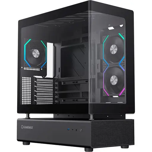 Корпус GameMax N80 Tempered Glass BTF Black (N80 BK) Без БП - фото 1