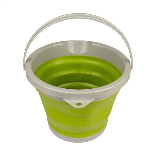 Ведро силиконовое Tramp складное 5 L Оливковый (TRA-TRC-092-OLIVE) - фото 2