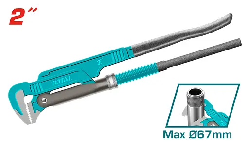 Ключ трубный Total THT172021 L-образный 67 мм - фото 2