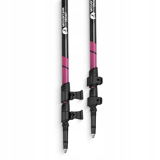 Трекинговые палки Mountain Goat Peak+ 65-135 см Black/Pink (P-5905973404648) - фото 5