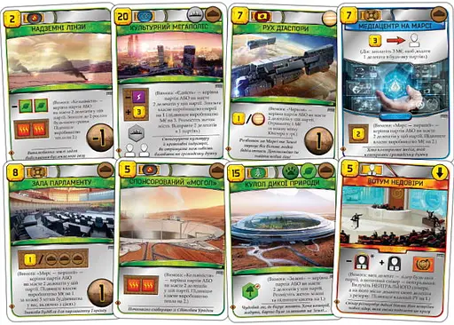 Настільна гра Kilogames Тераформування Марса: Криза (Terraforming Mars: Turmoil) (укр.) + унікальне промо! (12009) - фото 5