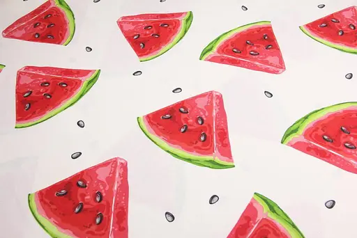 Тканина з тефлоновим просоченням Кавуни принт (від 1 м) - фото 5