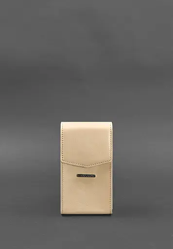 Набір жіночих шкіряних сумок Mini поясна/кроссбоді світло-бежевий - фото 7