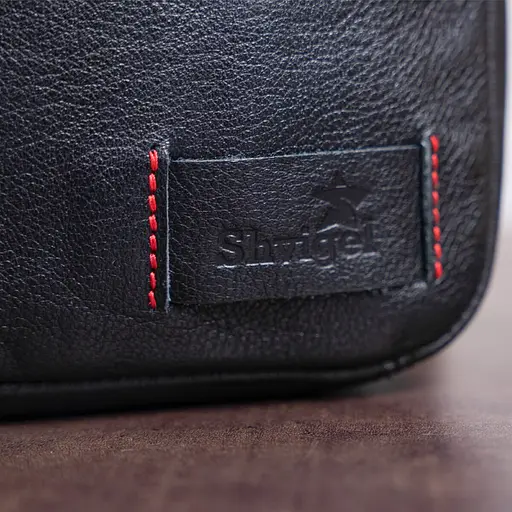 Сумка кожаная мужская SHVIGEL 20х14,5х4 см sum0012787 - фото 10