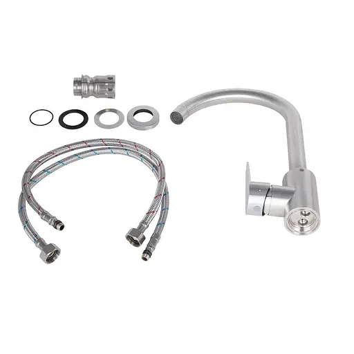 Змішувач для кухні Lidz Vida 04U-SFS - фото 2