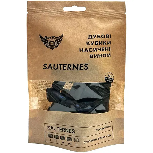 Кубики дубові Hot Rod Distiller M+ насичені вином Сотерн на 10 л