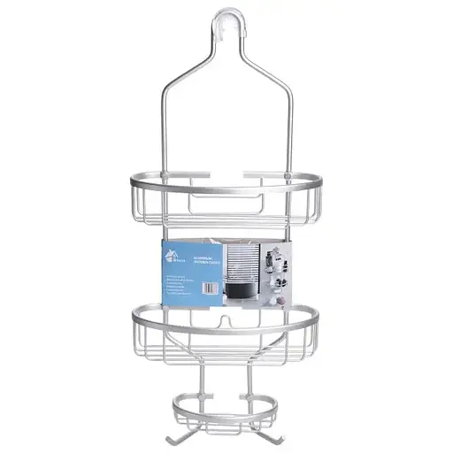 Полка для ванной комнаты Yiwu трехъярусная подвесная 28 x 13 x 63 см (HP-46-1) - фото 8