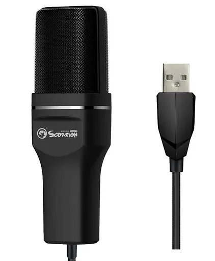 Профессиональный всенаправленный конденсаторный микрофон Marvo MIC-03 на штативе USB - фото 5