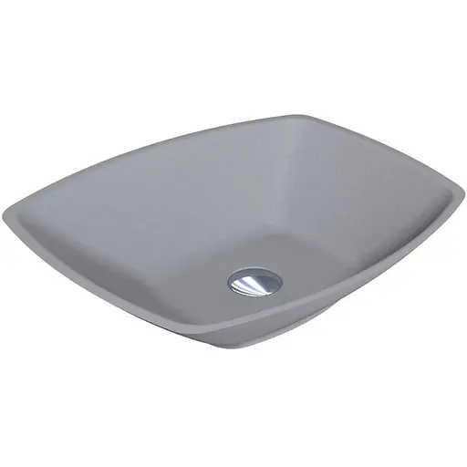 Умивальник Miraggio Lex S mirastone gray 0000419, Сірий - фото 1