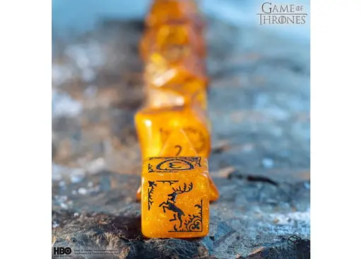 Набор кубиков Game of Thrones. Baratheon Dice Set , 7 шт. (GOT/00190166/2025/4/A) - фото 6