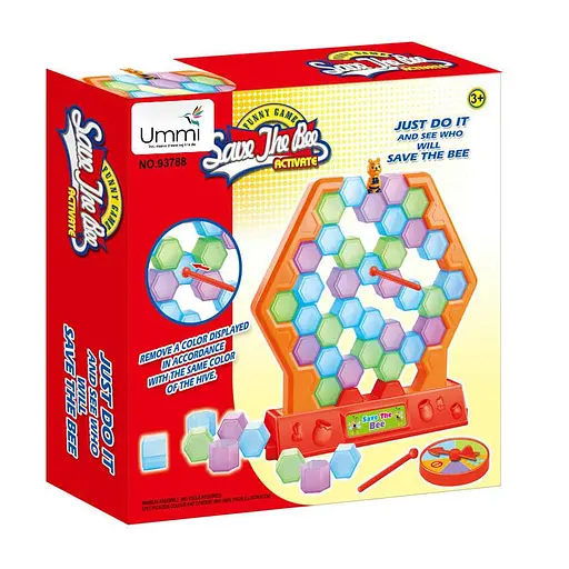 Настольная интерактивная игра Ummi 93788 Save the Bee Red - фото 2