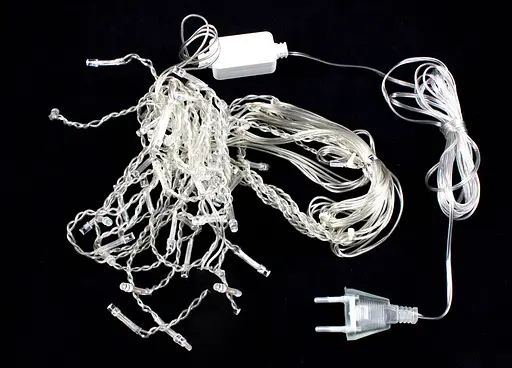 Світлодіодна гірлянда Бахрома на вікно Мульти 1,8 метра 51 LED Laplandia новорічна від мережі (m.02.5T.51-) - фото 2