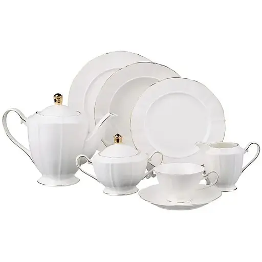 Столовый сервиз на 6 персон фарфор NP41SETTEA