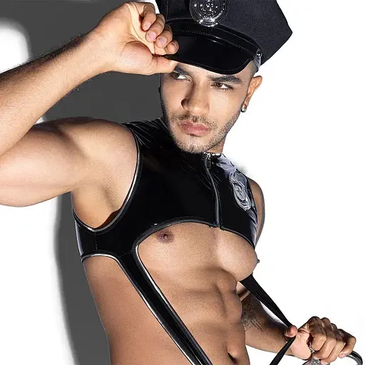 Чоловічий еротичний костюм поліцейського JSY 9107 One Size - фото 6