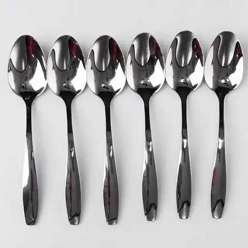 Набор столовых ложек Yiwu 6 штук из нержавеющей стали 21 см ложки столовые приборы для сервировки стола HP-16978-13 - фото 3