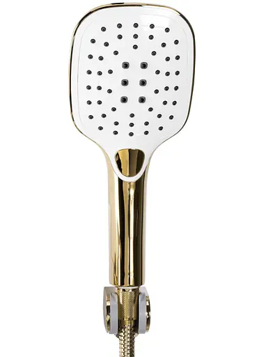 Змішувач для ванни Rea Melia white gold настінний з виливом REA-B2710 Білий - фото 4