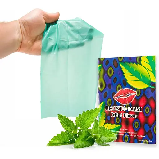 Латексна серветка One Latex Dental Dams Grape 1 шт. - фото 2