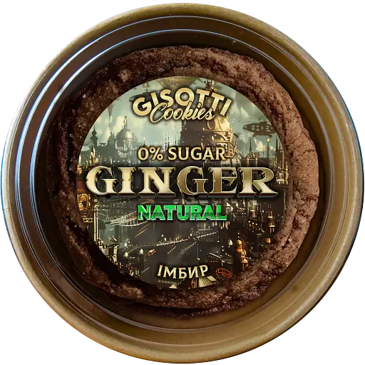 Печенье сливочное Gisotti "Имбирное" натуральное без сахара 270 г - фото 1