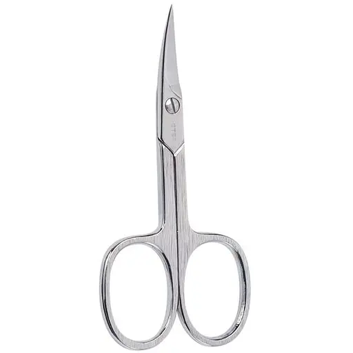 Маникюрные ножницы Beter хромированные изогнутый кончик - фото 1