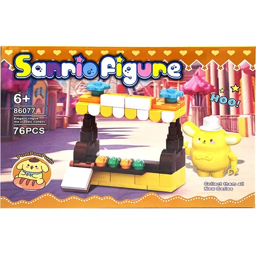 Детский игровой конструктор PomPomPurin Bambi 86077-2 76 деталей - фото 1