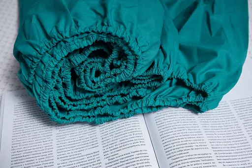 Простирадло на резинці Moon&Star Green Deep Бязь Gold Люкс 140х190х20 см - фото 3