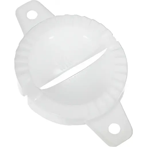 Форма пластикова для вареників, чебуреків і пиріжків Ø 8 см, кухонний прес для ліплення, Kitchen Master 84033 - фото 1