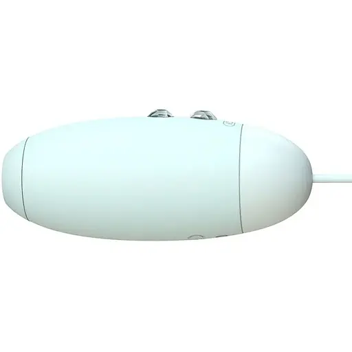 Вакуумный стимулятор с виброяйцем 2-в-1 KisToy Miss VV Cyan - фото 2