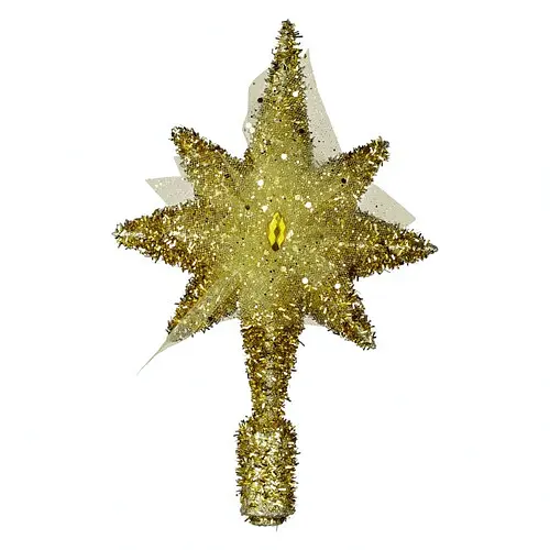 Верхушка на ёлку Рождественская звезда - фото 1