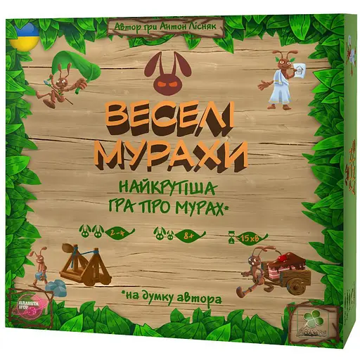 Настільна гра Agames Веселі мурахи (Fun Ants) (укр.) (pi004) - фото 1