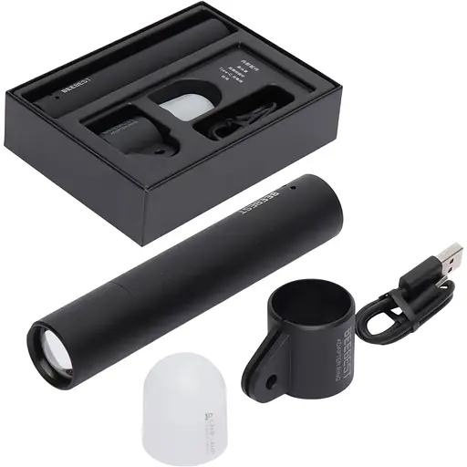 Ліхтарик BEEBEST Zoom Flashlight Black (FZ101) [33862] - фото 4