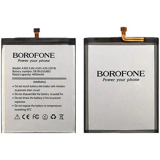 Акумулятор Borofone EB-BA505ABU/ABN для Samsung A305 A30/A505 A50/A205 A20/A307 A30s (2019)