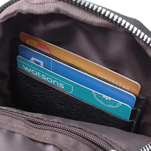 Женская сумка через плечо Vintage из экокожи с акцентом на текстильную лямку 15х25х5 см sum0026956 - фото 7