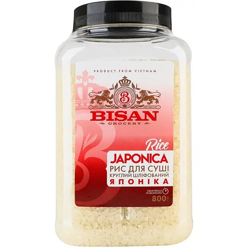 Рис Bisan Японика для суши 800 г