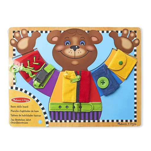 Розвиваюча іграшка Melissa & Doug Дерев’яна дошка з застібками (SM93464/6075184) - фото 3