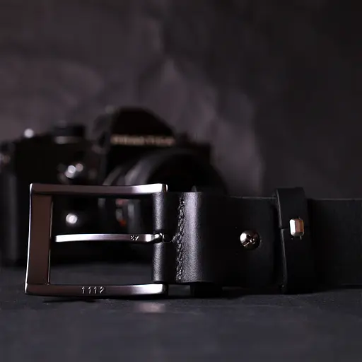 Ремінь шкіряний Grande Pelle чоловічий 3,4х120 см acs0026883 - фото 7