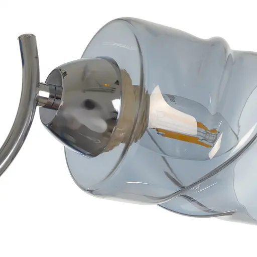 Бра Brille LK-690W/1 E27 CH настінне накладне мінімалізм - фото 4