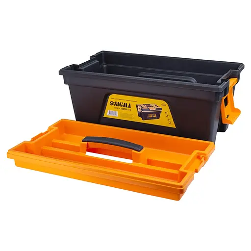 Ящик для інструменту Sigma зі знімною кришкою 460×246×246мм 7403701 - фото 4